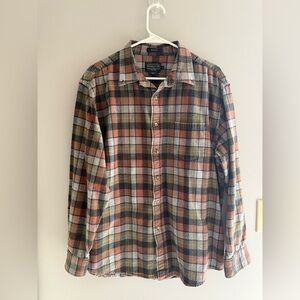 Pendleton Mens Mason Flannel SZ XL Button Up Collared 100% Cotton Casual Warm